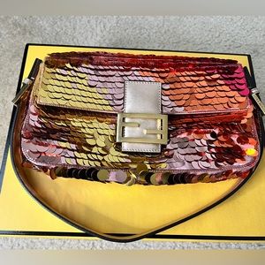 1997 Fendi Sequin Baguette